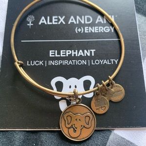 🎉HP🎉Elephant Alex and Ani Bangle